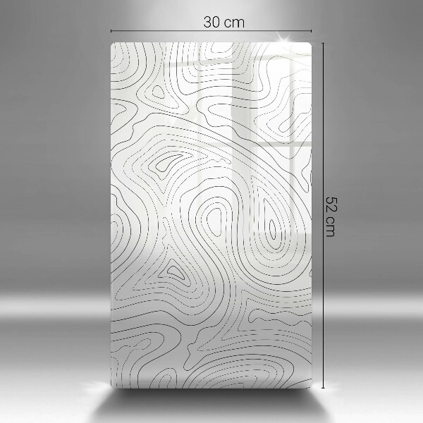 Üveg vágódeszka Absztrakt formák