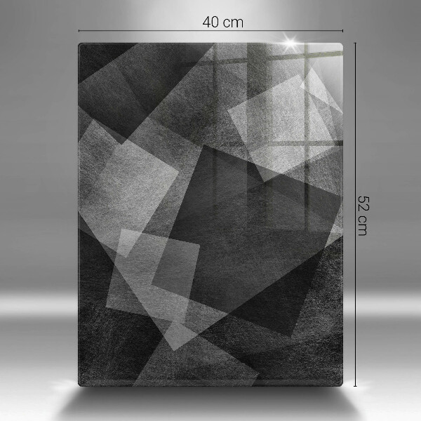 Üveg vágódeszka Geometriai absztrakció