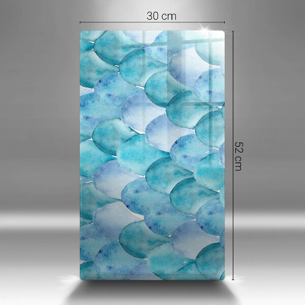 Üveg vágódeszka Akvarell skálák