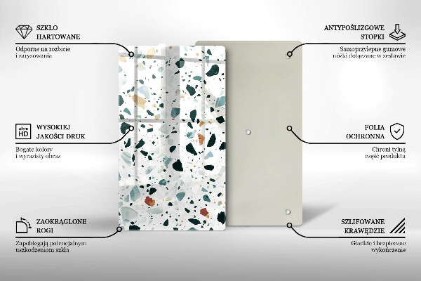 Üveg vágódeszka Könnyű kőedény