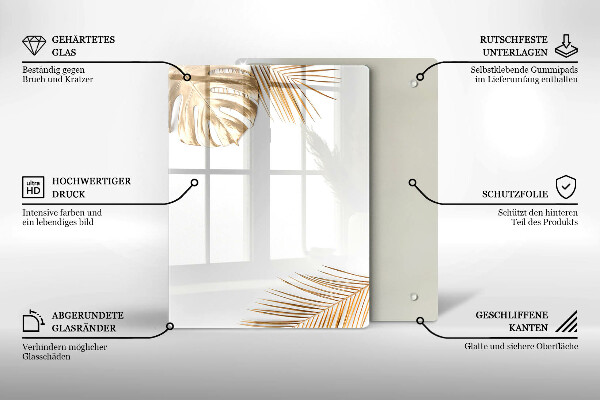 Üveg vágódeszka Könnyű kőedény