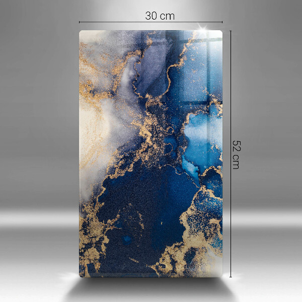 Üveg vágódeszka Elegáns háttér és arany