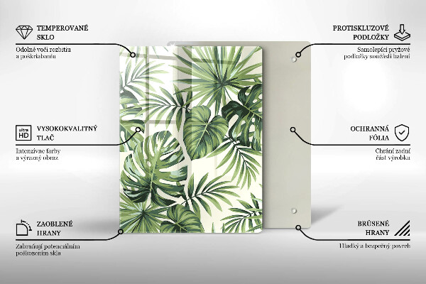 Üveg vágódeszka Téli díszek