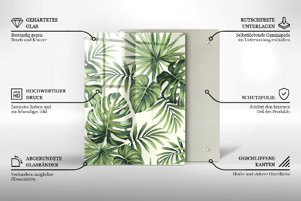 Üveg vágódeszka Téli díszek