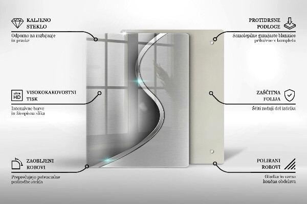 Üveg vágódeszka 3D geometriai háttér