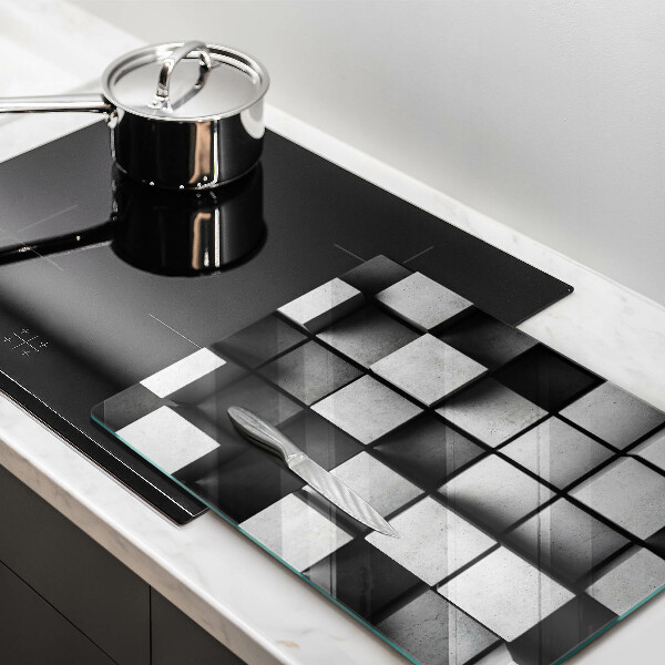 Üveg vágódeszka 3D geometriai háttér