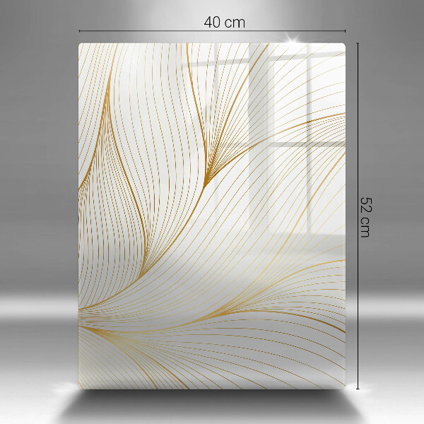 Üveg vágódeszka Modern vonalak minta