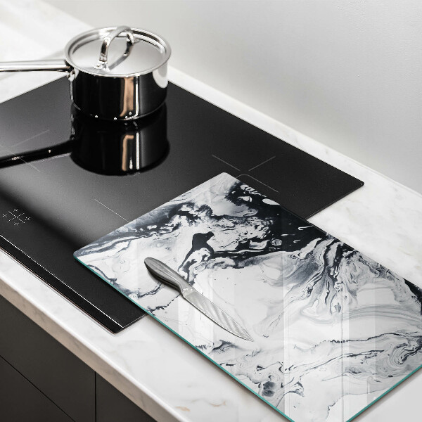 Üveg vágódeszka Tinta absztrakció