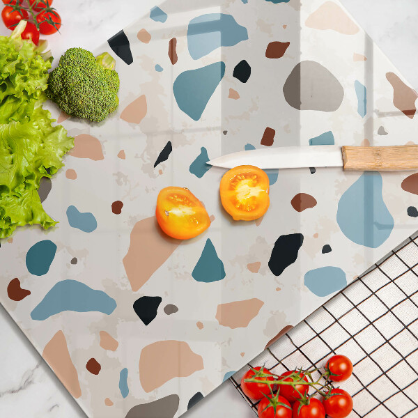 Üveg vágódeszka Dekoratív kőedény