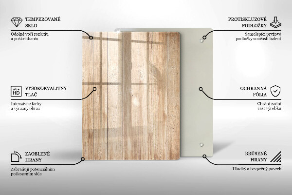Üveg vágódeszka Dekoratív kőedény