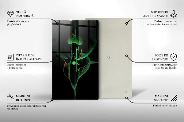 Üveg vágódeszka Modern absztrakció