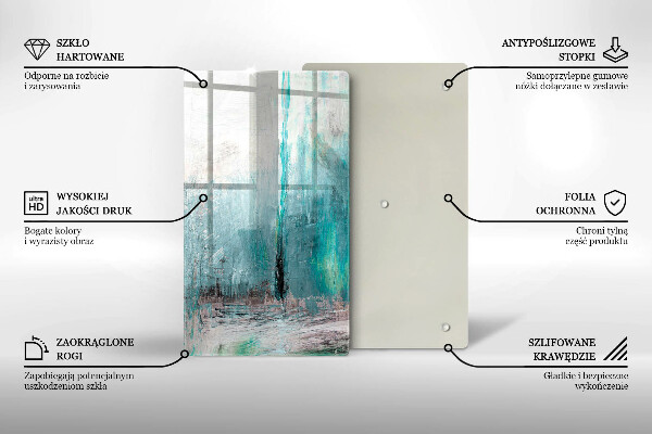 Üveg vágódeszka Festék absztrakciós háttér