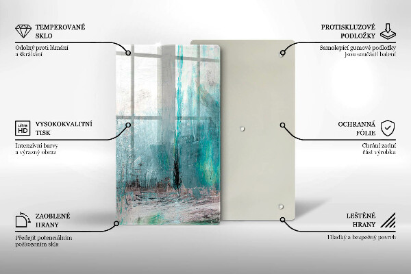 Üveg vágódeszka Festék absztrakciós háttér