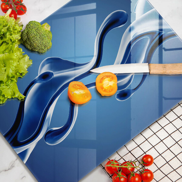 Üveg vágódeszka Folyadék absztrakció