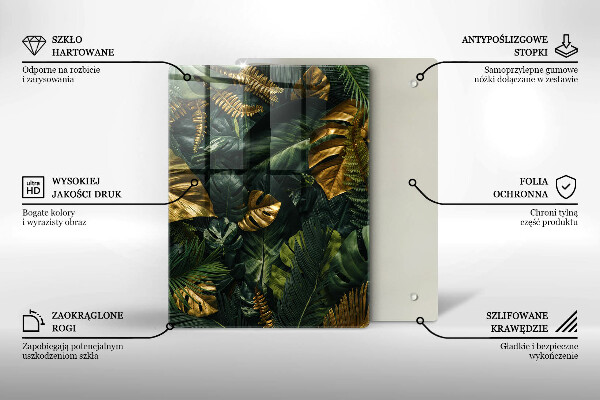 Üveg vágódeszka Folyadék absztrakció