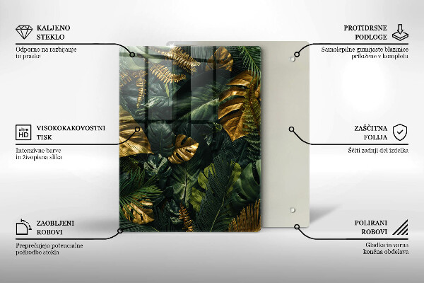 Üveg vágódeszka Folyadék absztrakció