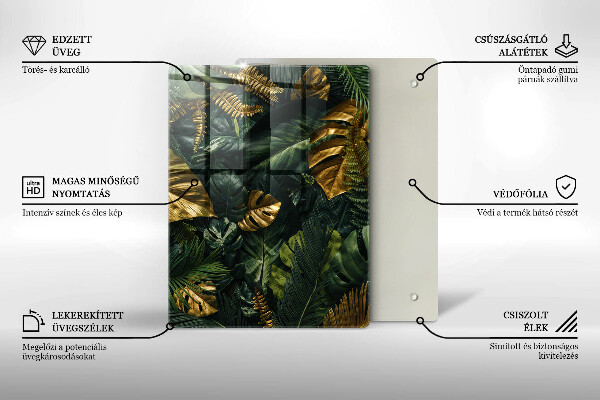 Üveg vágódeszka Folyadék absztrakció