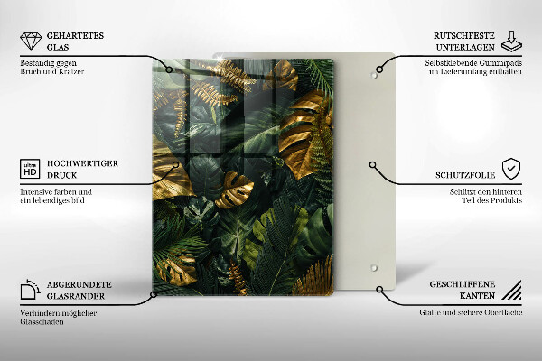 Üveg vágódeszka Folyadék absztrakció