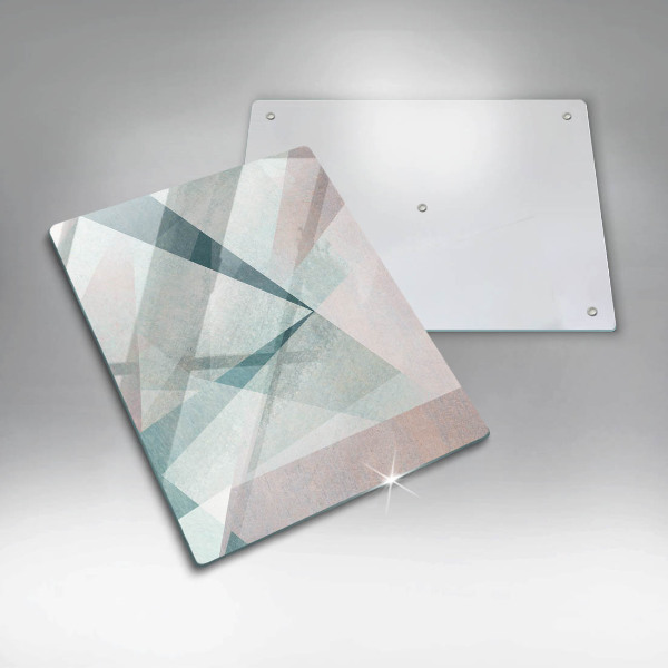 Üveg vágódeszka Éles absztrakció