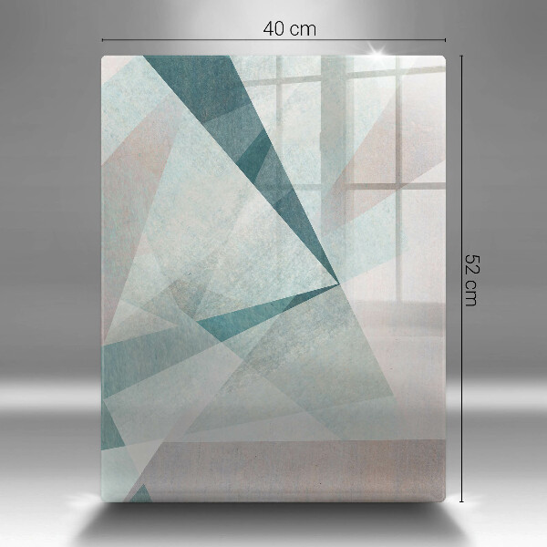 Üveg vágódeszka Éles absztrakció