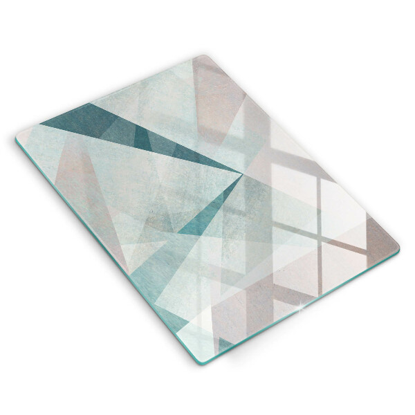 Üveg vágódeszka Éles absztrakció