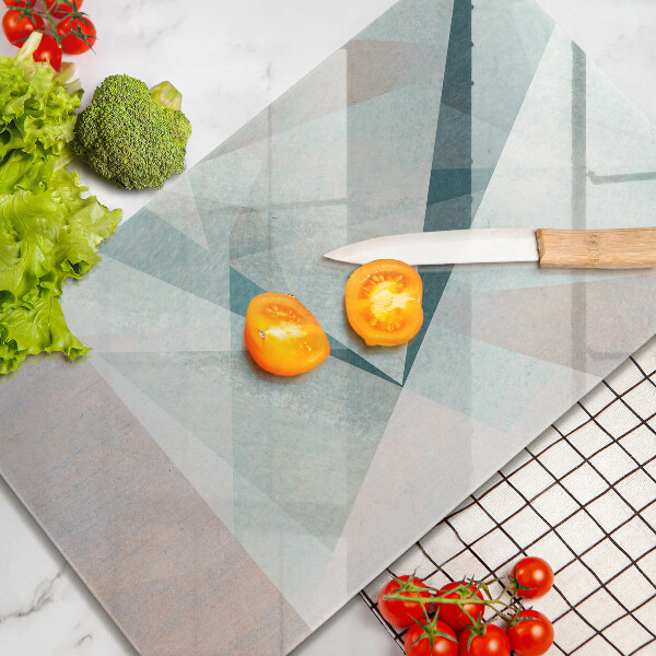 Üveg vágódeszka Éles absztrakció