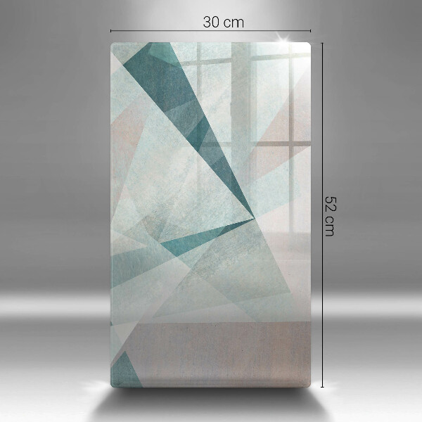 Üveg vágódeszka Éles absztrakció