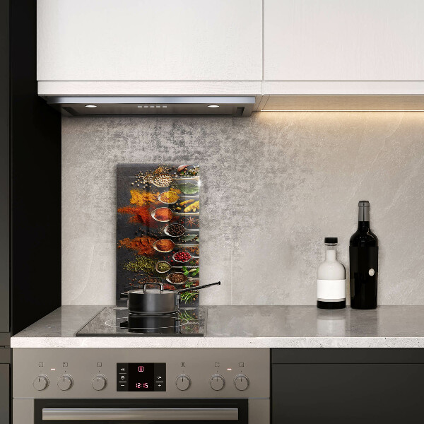 Üveg vágódeszka Fűszeres kanalak