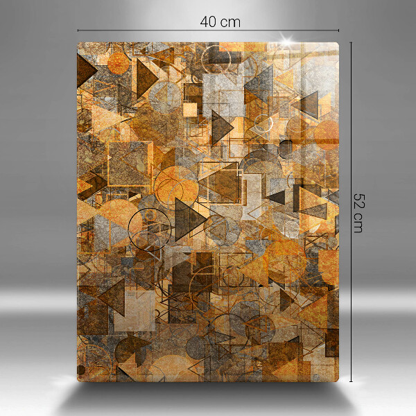 Üveg vágódeszka Varrat nélküli mintát geometriai alakzatok