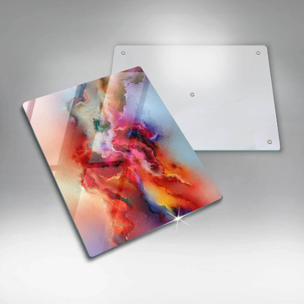 Üveg vágódeszka Füstös absztrakció