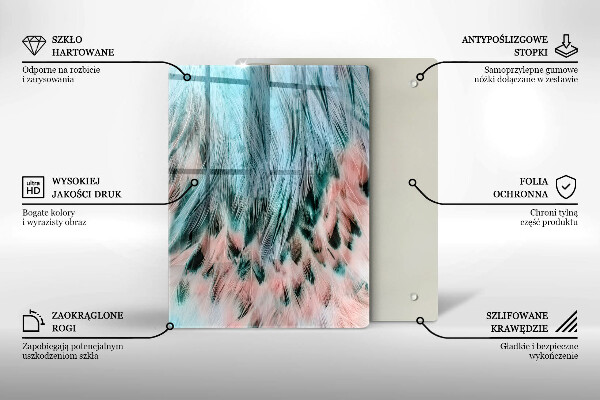 Üveg vágódeszka Füstös absztrakció