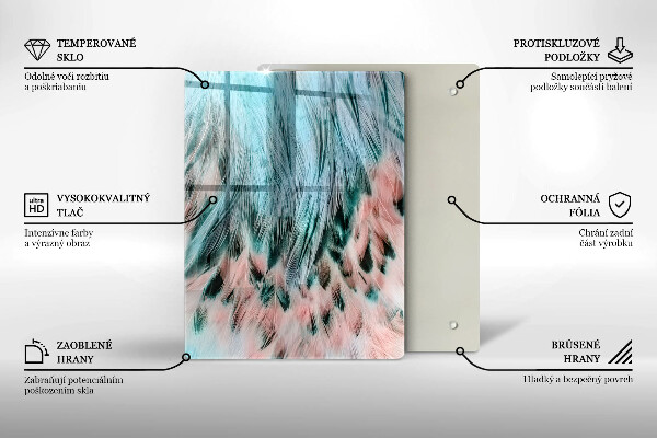 Üveg vágódeszka Füstös absztrakció