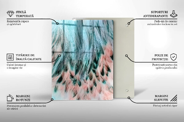 Üveg vágódeszka Füstös absztrakció