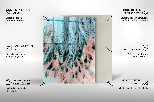 Üveg vágódeszka Füstös absztrakció