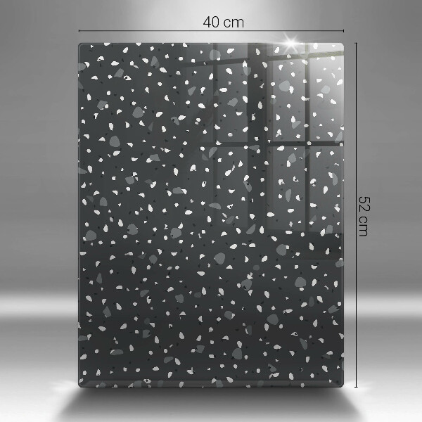 Üveg vágódeszka Díszítő kő