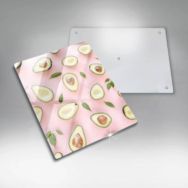 Üveg vágódeszka Avokádó minta