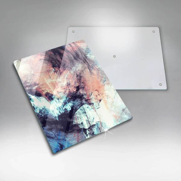 Üveg vágódeszka Festett absztrakció