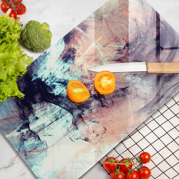 Üveg vágódeszka Festett absztrakció