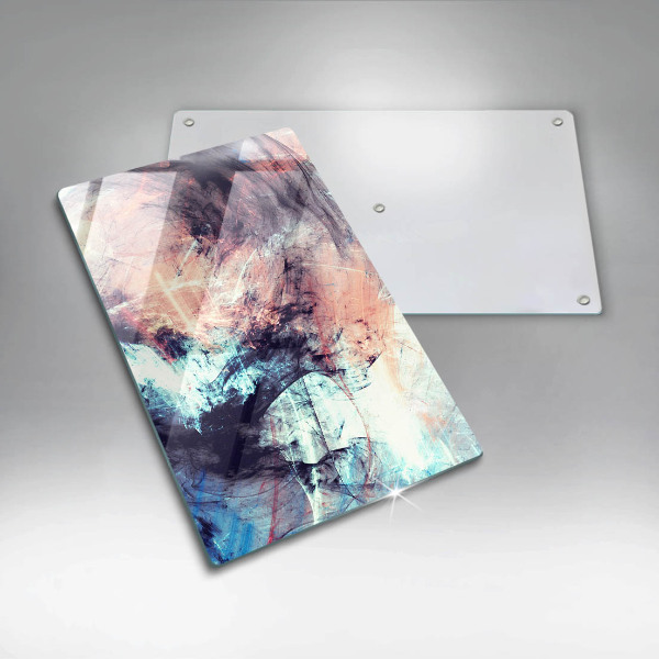 Üveg vágódeszka Festett absztrakció
