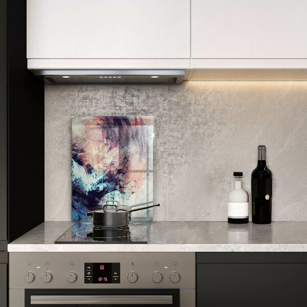 Üveg vágódeszka Festett absztrakció