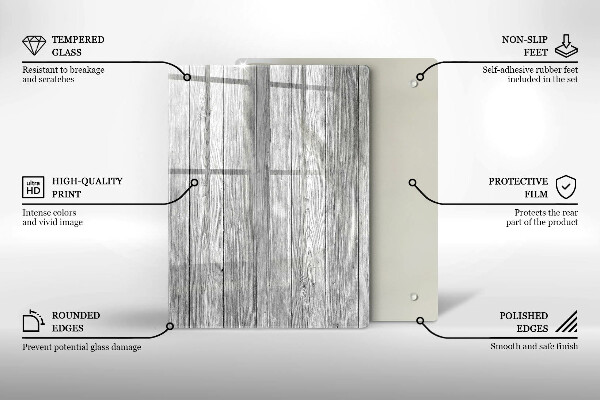 Üveg vágódeszka Harmatcseppek és rózsavirág
