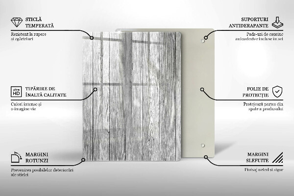 Üveg vágódeszka Harmatcseppek és rózsavirág