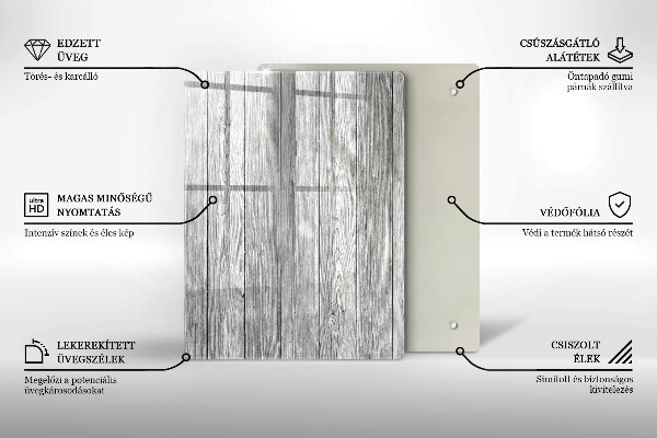 Üveg vágódeszka Harmatcseppek és rózsavirág
