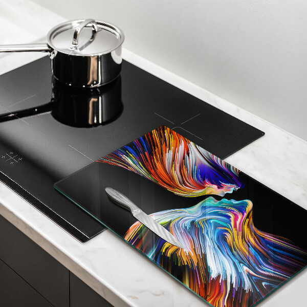 Üveg vágódeszka Csók absztrakció