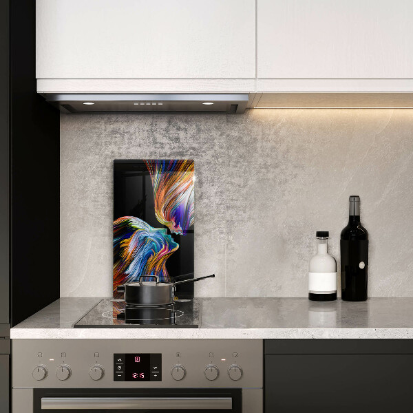 Üveg vágódeszka Csók absztrakció