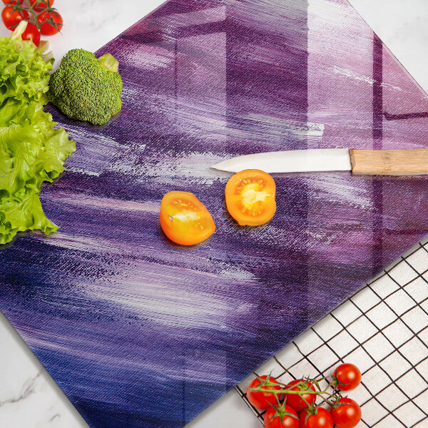 Üveg vágódeszka Festék absztrakció