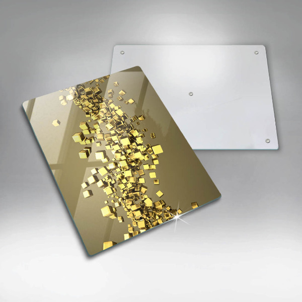 Üveg vágódeszka Absztrakt 3D geometria