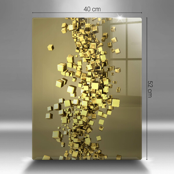 Üveg vágódeszka Absztrakt 3D geometria