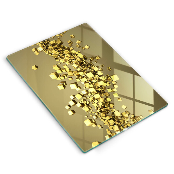 Üveg vágódeszka Absztrakt 3D geometria