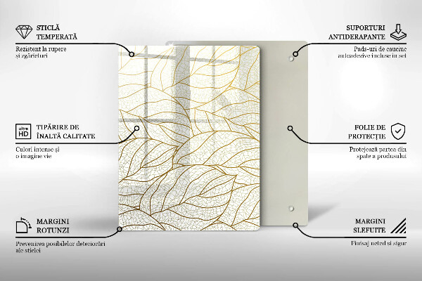 Üveg vágódeszka Absztrakt 3D geometria